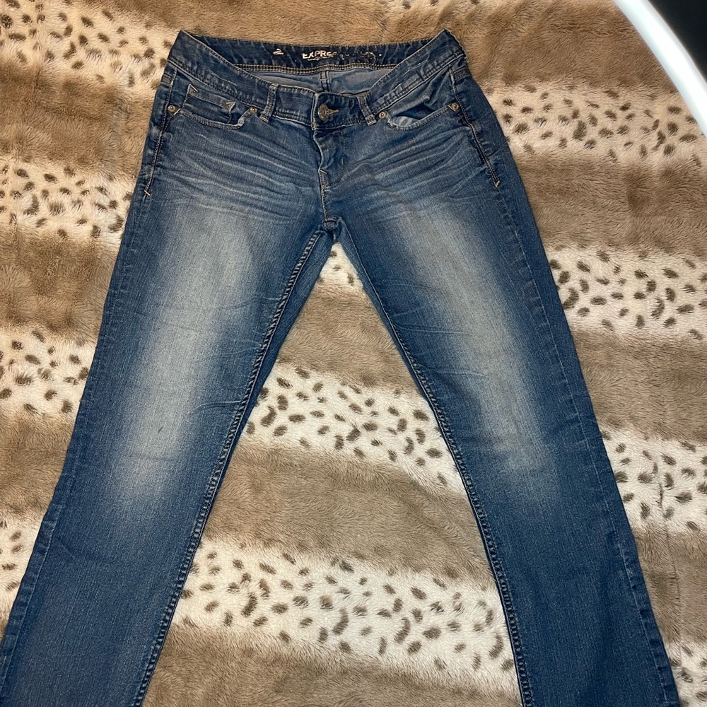Womens crop Express jeans